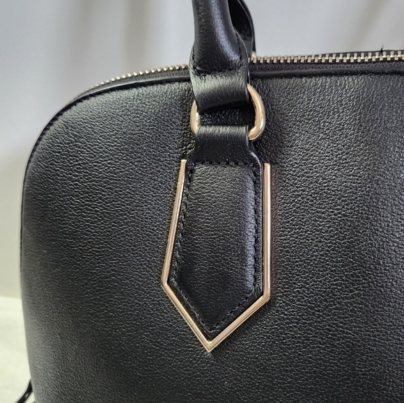 HILARY Radley Faye Black Cowhide Leather Handbag Shoulder Bag Purse - Picture 7 of 15